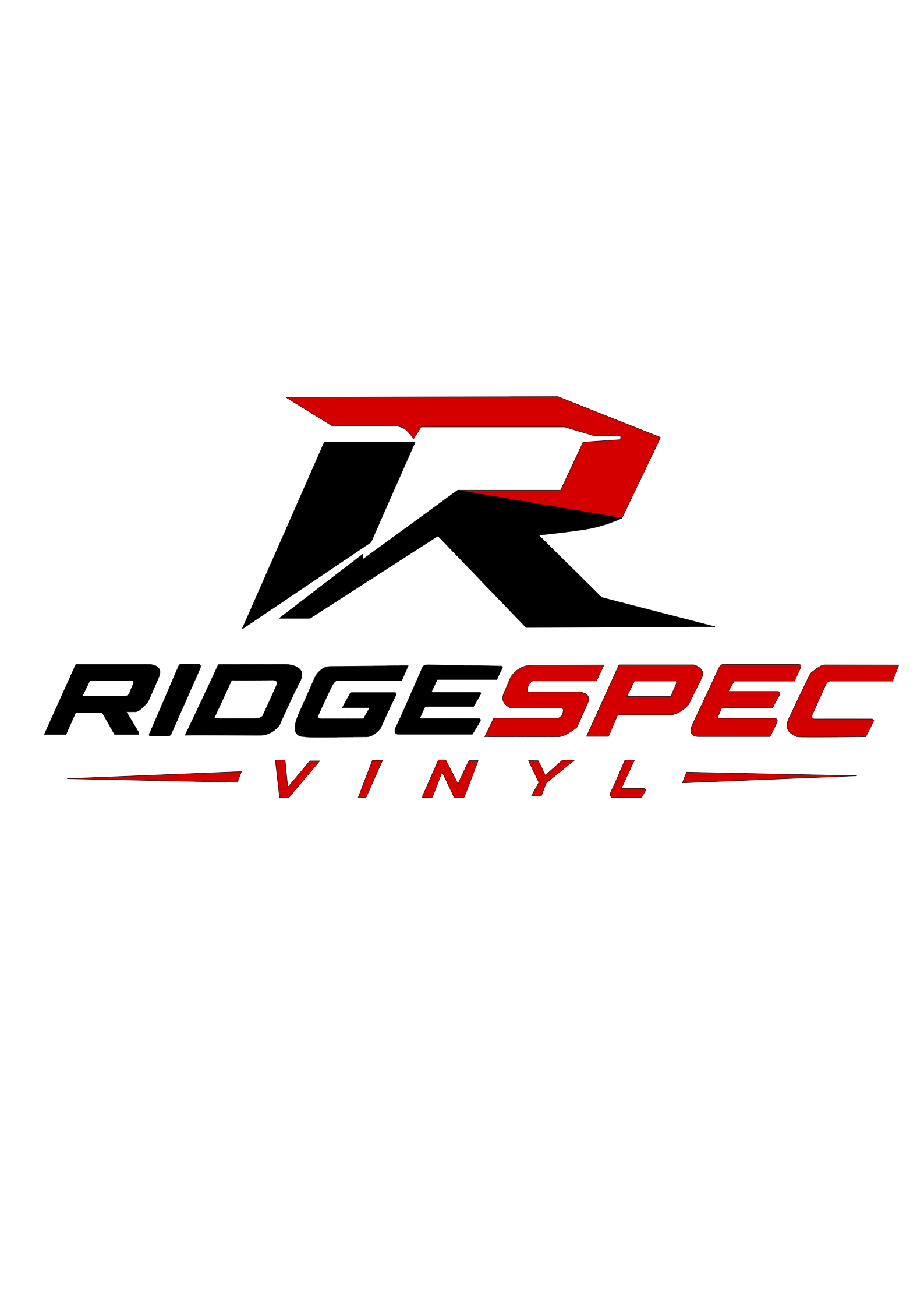 Ridge Spec Vinyl R Logo